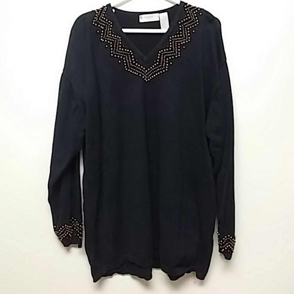 Embellished Elisabeth Pullover Sweater